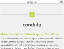 Tablet Screenshot of condata.pro